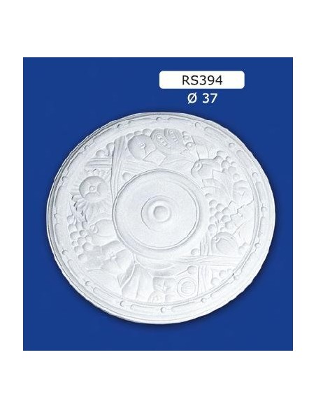 ROSETTES FOR INTERIOR PLASTER CERAMIC PAINTABLE ART. 394
