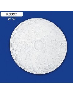 ROSONI PER INTERNI  IN GESSO CERAMICO VERNICIABILE ART. 397
