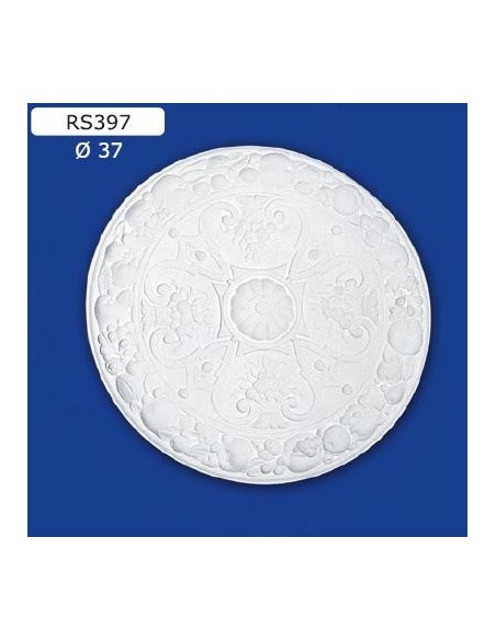 ROSONI PER INTERNI  IN GESSO CERAMICO VERNICIABILE ART. 397