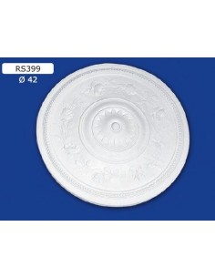 ROSONI PER INTERNI  IN GESSO CERAMICO VERNICIABILE ART. 399