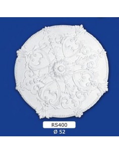 ROSETTES FOR INTERIOR PLASTER CERAMIC PAINTABLE ART. 400