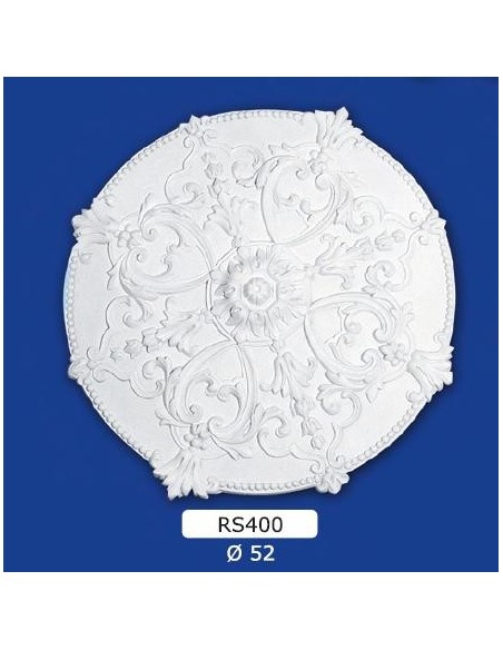 ROSETTEN FÜR INNEN GIPS-KERAMIK LACKIERBAR ART. 400