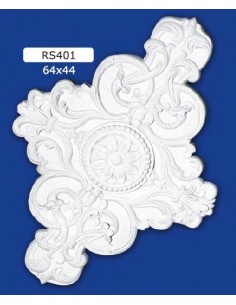 ROSETTES FOR INTERIOR PLASTER CERAMIC PAINTABLE ART. 401