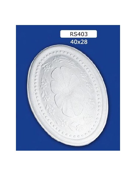 ROSETTES FOR INTERIOR PLASTER CERAMIC PAINTABLE ART. 403