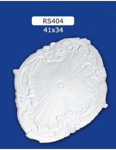 ROSETTES FOR INTERIOR PLASTER CERAMIC PAINTABLE ART. 404