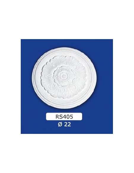 ROSONI PER INTERNI  IN GESSO CERAMICO VERNICIABILE ART. 405