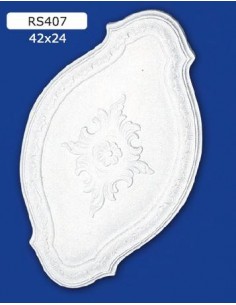 ROSETTES FOR INTERIOR PLASTER CERAMIC PAINTABLE ART. 407