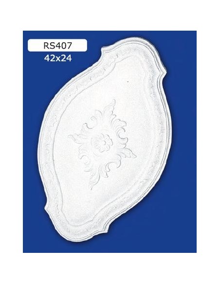 ROSETTES FOR INTERIOR PLASTER CERAMIC PAINTABLE ART. 407