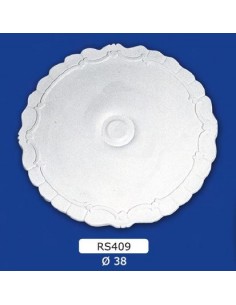 ROSETTES FOR INTERIOR PLASTER CERAMIC PAINTABLE ART. 409
