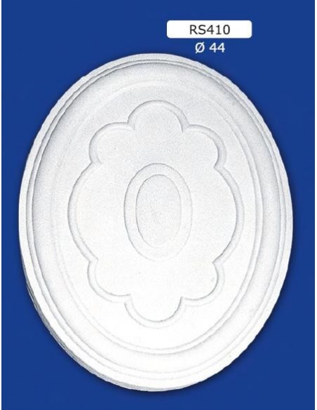 ROSETTES FOR INTERIOR PLASTER CERAMIC PAINTABLE ART. 410