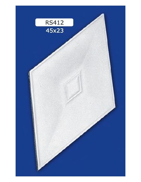 ROSONI PER INTERNI  IN GESSO CERAMICO VERNICIABILE ART. 412