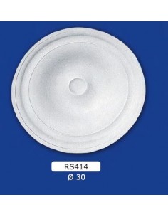 ROSETTES FOR INTERIOR PLASTER CERAMIC PAINTABLE ART. 414