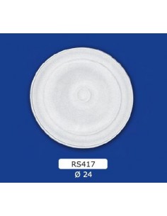 ROSETTES FOR INTERIOR PLASTER CERAMIC PAINTABLE ART. 417