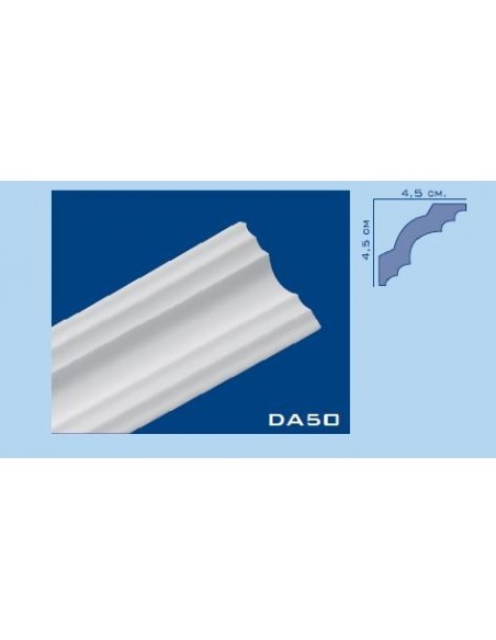 Cornice DA50  in polistirolo e polistirene estruso 45x45 h.200