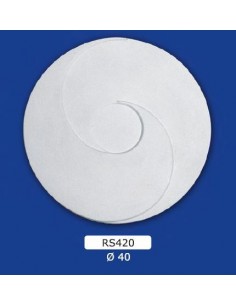 ROSETTES FOR INTERIOR PLASTER CERAMIC PAINTABLE ART. 420