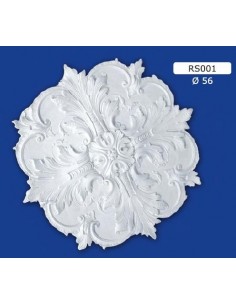 ROSETTES FOR INTERIOR PLASTER CERAMIC PAINTABLE ART. 001