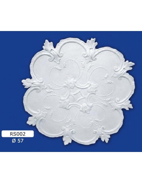 ROSETAS DE YESO INTERIORES DE CERÁMICA PARA PINTAR EL ART. 002