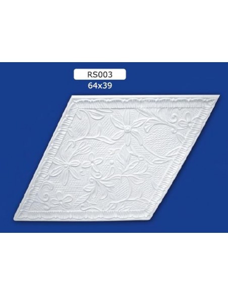 ROSONI PER INTERNI  IN GESSO CERAMICO VERNICIABILE ART. 003