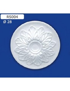 ROSETTES FOR INTERIOR PLASTER CERAMIC PAINTABLE ART. 004
