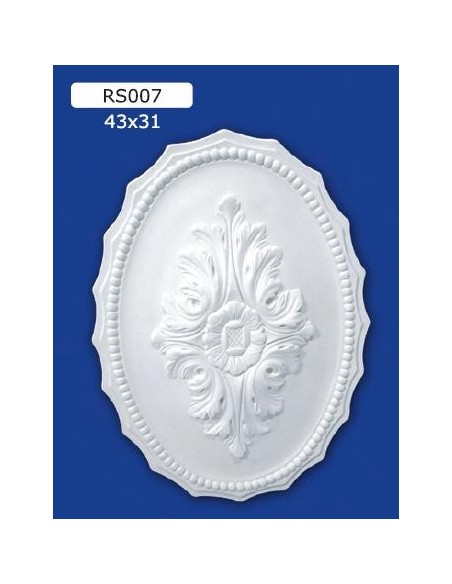 ROSETAS DE YESO INTERIORES DE CERÁMICA PARA PINTAR EL ART. 007