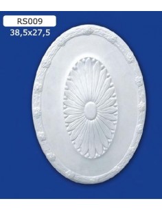 ROSETTES FOR INTERIOR PLASTER CERAMIC PAINTABLE ART. 009