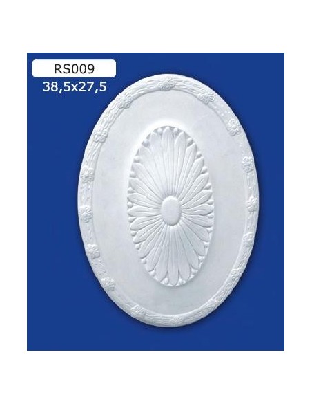 ROSETAS DE YESO INTERIORES DE CERÁMICA PARA PINTAR EL ART. 009