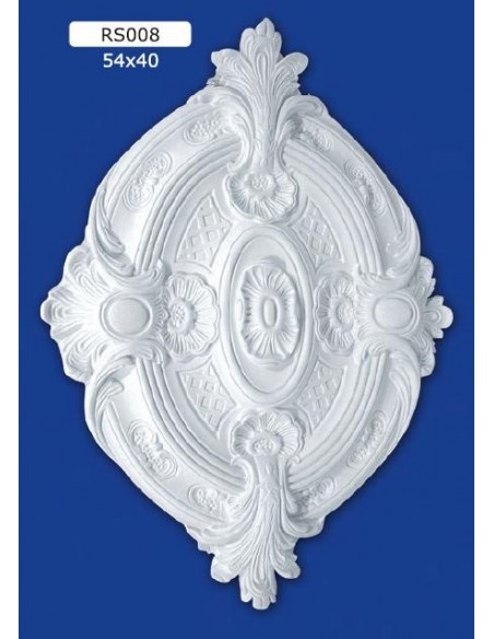 ROSETAS DE YESO INTERIORES DE CERÁMICA PARA PINTAR EL ART. 008