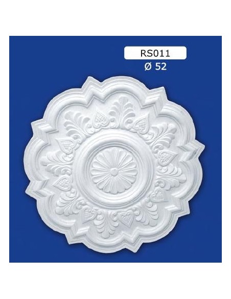 ROSETTES FOR INTERIOR PLASTER CERAMIC PAINTABLE ART. 011