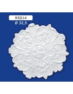 ROSONI PER INTERNI  IN GESSO CERAMICO VERNICIABILE ART. 014