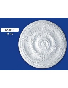 ROSETTES FOR INTERIOR PLASTER CERAMIC PAINTABLE ART. 016
