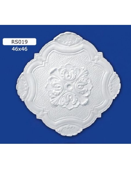 ROSONI PER INTERNI  IN GESSO CERAMICO VERNICIABILE ART. 019