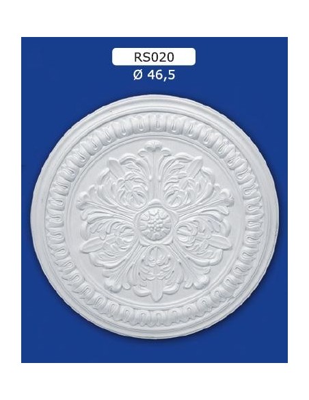 ROSETTES FOR INTERIOR PLASTER CERAMIC PAINTABLE ART. 020