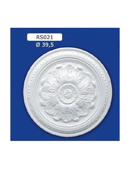 ROSONI PER INTERNI  IN GESSO CERAMICO VERNICIABILE ART. 021