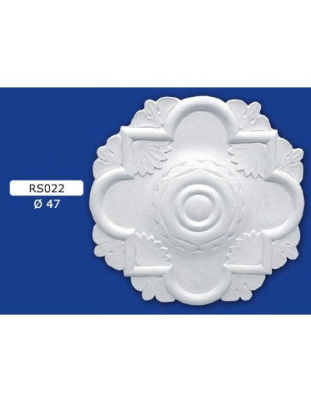 ROSETTES FOR INTERIOR PLASTER CERAMIC PAINTABLE ART. 022