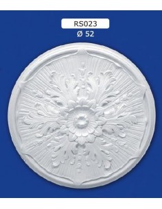 ROSONI PER INTERNI  IN GESSO CERAMICO VERNICIABILE ART. 023