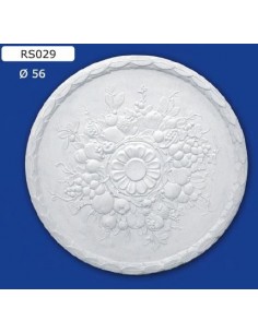 ROSONI PER INTERNI  IN GESSO CERAMICO VERNICIABILE ART. 029