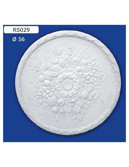 ROSETTES FOR INTERIOR PLASTER CERAMIC PAINTABLE ART. 029