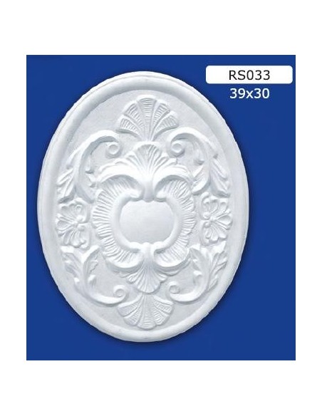 ROSONI PER INTERNI  IN GESSO CERAMICO VERNICIABILE ART. 033