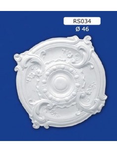 ROSONI PER INTERNI  IN GESSO CERAMICO VERNICIABILE ART. 034