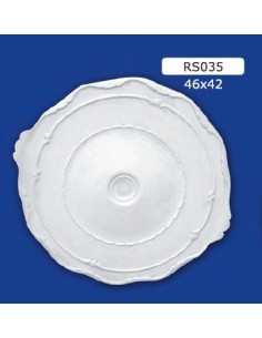 ROSONI PER INTERNI  IN GESSO CERAMICO VERNICIABILE ART. 035