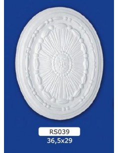 ROSETTES FOR INTERIOR PLASTER CERAMIC PAINTABLE ART. 039