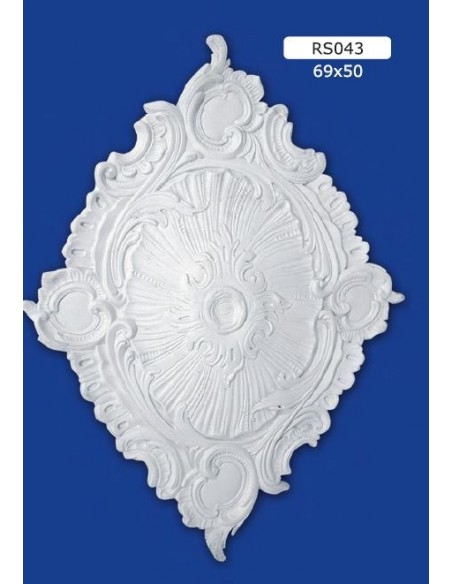 ROSETAS DE YESO INTERIORES DE CERÁMICA PARA PINTAR EL ART. 043