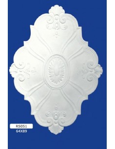 ROSETTES FOR INTERIOR PLASTER CERAMIC PAINTABLE ART. 051