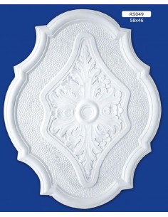 ROSETTES FOR INTERIOR PLASTER CERAMIC PAINTABLE ART. 049