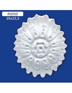 ROSONI PER INTERNI  IN GESSO CERAMICO VERNICIABILE ART. 050