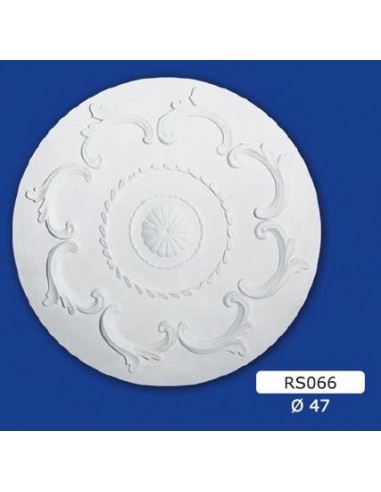 ROSETTES CONCEALED INTERIOR PLASTER CERAMIC PAINTABLE ART. 066