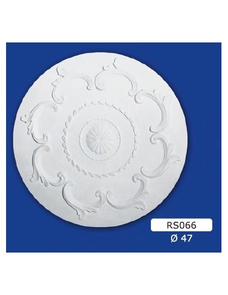 ROSETAS OCULTA DE YESO INTERIORES DE CERÁMICA PARA PINTAR EL ART. 066