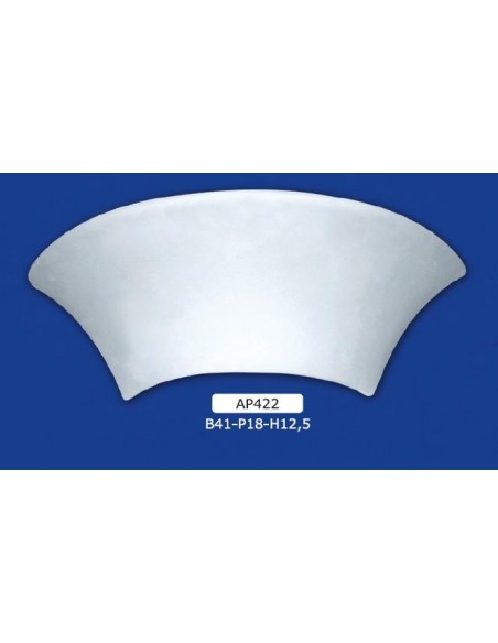 APPLIQUE FOR INTERIOR PLASTER CERAMIC PAINTABLE ART. 422