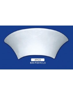 APPLIQUE PER INTERNI  IN GESSO CERAMICO VERNICIABILE ART. 423