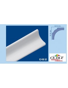 Configuración de DB2 de poliestireno y poliestireno extruido de 35x35 h.200